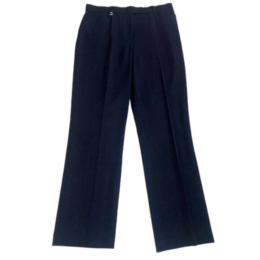 Mode de Vie Dress Navy Stretch Tummy Control Dress Pants Trouser Sz 14